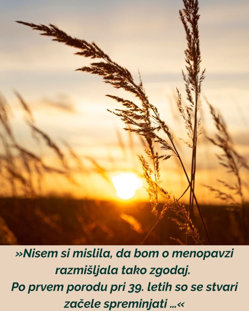 zgodnja menopavza